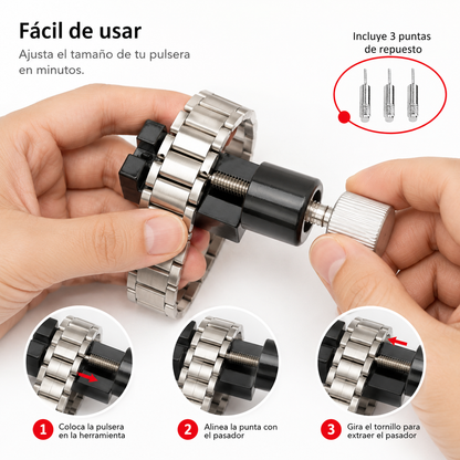 Herramienta Premium para Ajustar Pulseras y Correas de Reloj