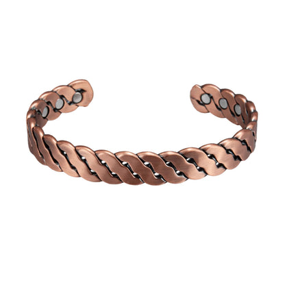 Pulsera de Cobre Magnética Unisex – Diseño Trenzado