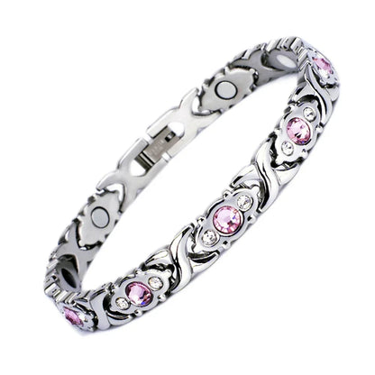Pulsera magnética de cobre para mujer, NUEVO modelo 2026, doble resistencia.