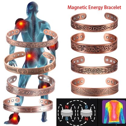 Pulsera de terapia magnética para aliviar el dolor de artritis y la fatiga.