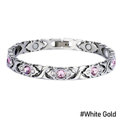 Pulsera magnética de cobre para mujer, NUEVO modelo 2026, doble resistencia.